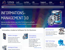 Tablet Screenshot of limex.de